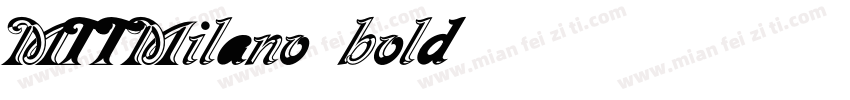 MTTMilano bold字体转换